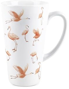 Tasse à café en céramique Motif flamants roses