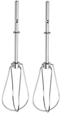 Handmixer Rührbesen Ersatz, 2 Stück Schneebesen Werkzeug, Akku-Handmixer-Aufsätze, Edelstahl-Schneebesen Handschub Und Schneebesen-Aufsatz Für Stabmixer