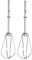 Handmixer Rührbesen Ersatz, 2 Stück Schneebesen Werkzeug, Akku-Handmixer-Aufsätze, Edelstahl-Schneebesen Handschub Und Schneebesen-Aufsatz Für Stabmixer