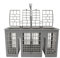 Whirl-pool Dishwasher, Dishwashers Cutlery Basket Indesits, Cutlery Cage Dishwasher Baskets, Filter Holder Basket For, Replacement Cutlery With Handles