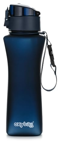 OXYBAG OXY TWiST 550 ml Trinkflasche Kinder, BPA-frei & Tritan, Auslaufsicher & Spülmaschinenfest, Mit Filter für Früchte, Schule, Sport & Freizeit