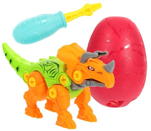 ibasenice Kunststoff-montagespielzeug Mit Schraubmontage Für Dinosaurier-Thema DIY-Spielzeug Für Junge Mädchen Lehrreiches Und Unterhaltsames Bauspielzeug