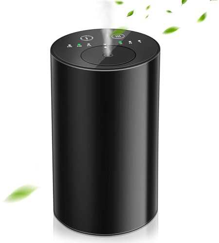 Wasserloser Diffuser mit 3 Countdown-Timer 3 Nebel Ebene, Tragbarer Aroma Diffuser kabellos USB Wiederaufladbarer Aroma Diffusor Wasserloser Diffuser für Haus, Zimmer, Auto, Büro & Reise