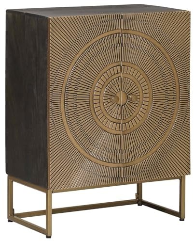vidaXL Sideboard Messing 53,5 x 30 x 70 cm
