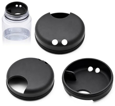 Splash Guards for Hiking and Camping,Compatible with Nalgene Water Bottle | 53mm Opening Splashguard Lid Accessories,3PCS silicone splash guards,prevent spills for clean sipping on hikes and camping.