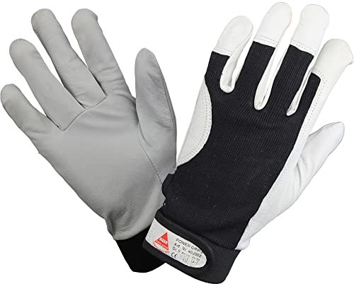 Hase Montagehandschuhe POWER-GRIP II - Ziegennappaleder, Gr. 43, Braun