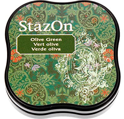 Tsukineko Stazon Midi Pad, Cherry Pink Parent Olivgrün