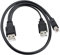 CY Dual USB 2.0 macho a estándar B macho Y Cable 80cm para impresora y escáner y disco duro externo