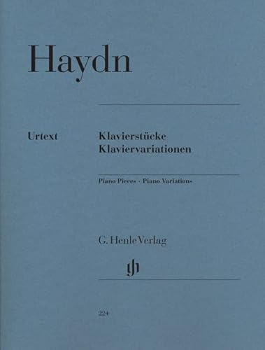 HENLE VERLAG HAYDN J. - PIANO PIECES ? PIANO VARIATIONS Klassische Noten Klavier