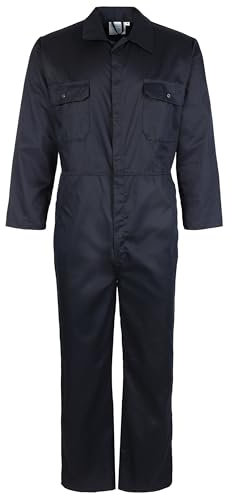 Fort - Workforce Coverall - Coveralls - 210gsm - Studded Pockets - Comfortable Work Suit - Durable Mens Overalls - Work Overalls for Men