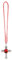 PARTY DISCOUNT Kette Dracula Kreuz mit Rubin