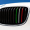 Motoking Nierenaufkleber Italien - Grün/Weiß/Rot - REFLEKTIEREND für alle BMW Modelle