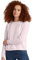 Hanes Women's V-Notch Pullover Fleece Sweatshirt, Pale Pink, M