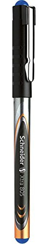 Schneider 3 Stück Tintenroller, Xtra 805 pte Nadel 05 blau