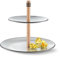 Philippi Etagere Joanna Glas grau Ø 27 cm
