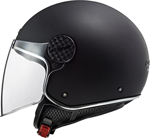 LS2, Jet-Motorradhelm SPHRE LUX Matt Black, S