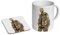 The Weeknd ABEL Tesfaye Kaffeetasse + Untersetzer aus Keramik, Camouflage-Muster