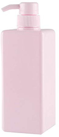 Bouteille à pompe rechargeable 650 ml pour le visage, rose