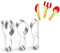 DUBENS Edelstahl Cookie Cutter Set, lustige DIY Form Cookie Form Schneiden Form, Cartoon Backen Form, Fondant Werkzeug Gebäck Keks Kuchen Backform (Messer Gabel Löffel)