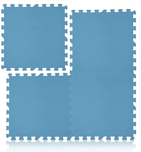 Pool Unterlegmatte - 8 Stück à 50x50x0,4cm (2m²) - Bodenschutzmatte für Pool und Planschbecken - schütz den Poolboden vor Beschädigungen