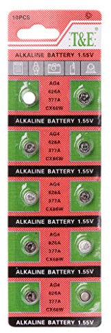 LANCHEN 10 PZ Orologio Batteria A Bottone AG4 377A 377 LR626 SR626SW SR66 LR66 Batterie A Bottone Giocattoli Fotocamera A Distanza