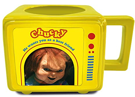 Pyramid International Chucky Mug en céramique avec changement de chaleur dans un coffret cadeau Motif TV rétro 500 ml