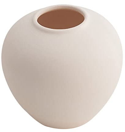 HOMSFOU Hochzeitsdeko Keramikblume Vase Pflanze Pflanzer Pot Vintage Ton Porzellan Knospen Vase DIY Leere Jar Vase für Heimküchtisch Wohnzimmer Dekor Wei? Weiße Verzierungen