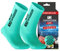 Tapedesign Klassische rutschfeste Fußballsocken (Größe 38-42) für Herren, Damen und Kinder, 1 Paar, Türkis/Ausflug, einfarbig (Getaway Solids), 5-14