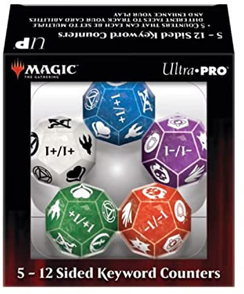 Ultra Pro 12-Sided Keyword Counters for Magic: The Gathering (5)