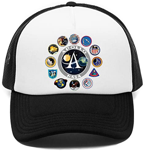 Apollo Missions Patch Badge - NASA Program Kinder Kappe Baseball Rapper Cap