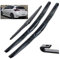 Juego de limpiaparabrisas delantero y trasero de 26+14+8 compatible con Toyota Auris 2 Hatchback 2013-2018