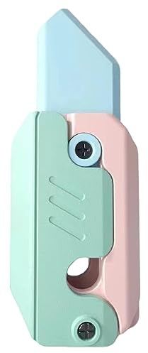 3D Printing Toys for Adults, Printing Retractable Slider Toy Knife, Anxiety Stress Relief Toy, fit in Your Pocket, so You can Easily Carry Them (D)