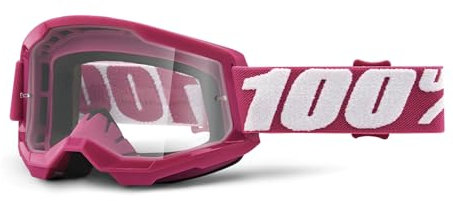 100% Schichten 2 Maske, Rosa-klare Linse, Adult