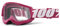100% 461352, Maschera Strata 2 Pink-Lente Trasparente Unisex Adulto, Rosa, Taglia Unica