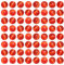 MJDCB 60 piezass Cuentas de Ojo de Gato Rojo 6mm Abalorio de Cristal Redondas Sueltas para Hacer Joyería Pulsera Collar Pendientes Bisutería Accesorios