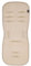babycab Sitzauflage für Sportwagen/Buggys taupe - mit verschiedenen Gurtschlitzen - hautfreundlich & strapazierfähig - Seite 1 aus Baumwolle, Seite 2 aus Frottee - 71(L) x 30(B) x 2(H) cm