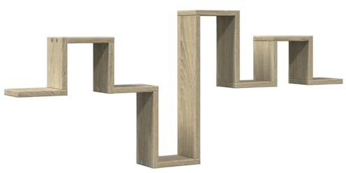 vidaXL Wandregal Sonoma-Eiche 104,5x10x43 cm Holzwerkstoff