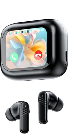 Xmenha Wireless Active Noise Cancelling Earbuds Anc With Smart Touch Screen Transparency Mode Blue Tooth Ear Buds Noise Cancelling Earphones Bluetooth Earbuds Active Noise Canceling Ear Buds