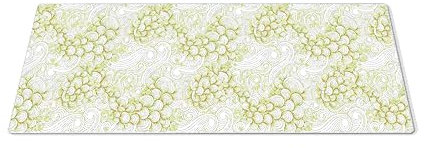 EHOMERY Tapis de Souris XXL Tapis Souris à décorer Texture géométrique Tapis de Souris Manga Tapis Souris 3D pour la décoration du Bureau - 1 Pack [30x80 cm]