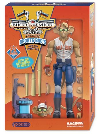 Nacelle Consumer Products Biker Mice from Mars: The Sports Bro’s Throttle Previews Exclusive Action Figure