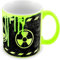 Toxic Waste Barrel Mug | Neon Fluorescent Yellow