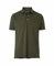 THE SAVILE ROW COMPANY LONDON Men's Classic Fit Cotton Pique Short Sleeve Polo Shirt - Olive Green - Small