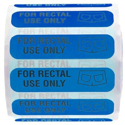 Rechteckige Gebrauchsaufkleber, 500 x wasserdichte Streich Aufkleber, permanente Aufkleber, wasserdichte Streich Aufkleber, permanenter Aufkleber für Erwachsene