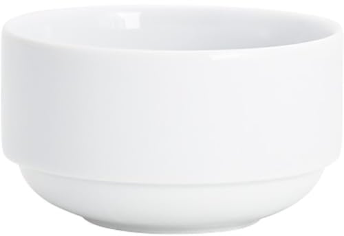 KAHLA System Plus Bowls 0,25 l stapelbar | weiße stapelbare Schüssel aus Porzellan