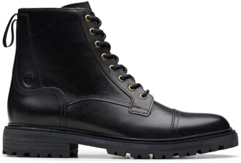 Clarks Boots Clarkridge Hi, Glattleder, Schwarz, Herren EU 9/43