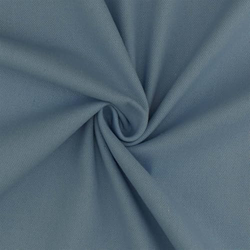 Canvas Stoff gewaschen, uni jeansblau (Länge am Stück: ab 50cm / Breite: 150cm)