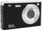 Kompakte Digitalkamera, Autfocus Digitalkamera 4K 50 MP Anti -Shake für Landschaft (Black)