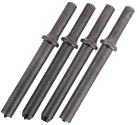 SOIMISS 4pcs Air Hammer Bits Rivets Tool Pneumatic Hammer Kit Automotive Repair Smoothing Tool Rivet Setting