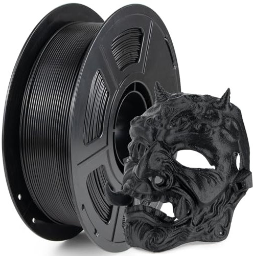 iSANMATE High Speed PLA Filament 1.75mm, Schwarz PLA Filament 3D Hoher Wirkungsgrad Drucker Filament 1kg Spule (2.2 LBS), Maßgenauigkeit +/- 0.03 mm, 30-600mm/s