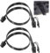 2 PCS Copper Graphics Card Power Cable 8 Pin to 6+2 Pin, 60 Cm Male to Male Gpu Cable Extension Cord Pcie Adapter for Corsair, Thermaltake, Aresgame Modular Power Supply Units, Video Card